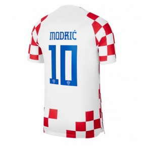 Kroatien Luka Modric #10 Hjemmebanetrøje VM 2022 Kort ærmer